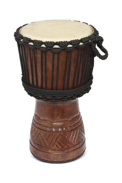 Traditional African style professional djembe drum handmade by Indonesian artisan