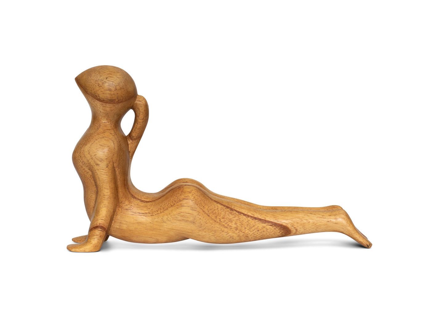 Wooden Handmade Mini Yoga Figurines, Yoga Pose Statue, Yoga Room Studio Decor, Mindful Home Decor Yogi Gift, Decorative Shelf Decor Objects - Cobra Pose