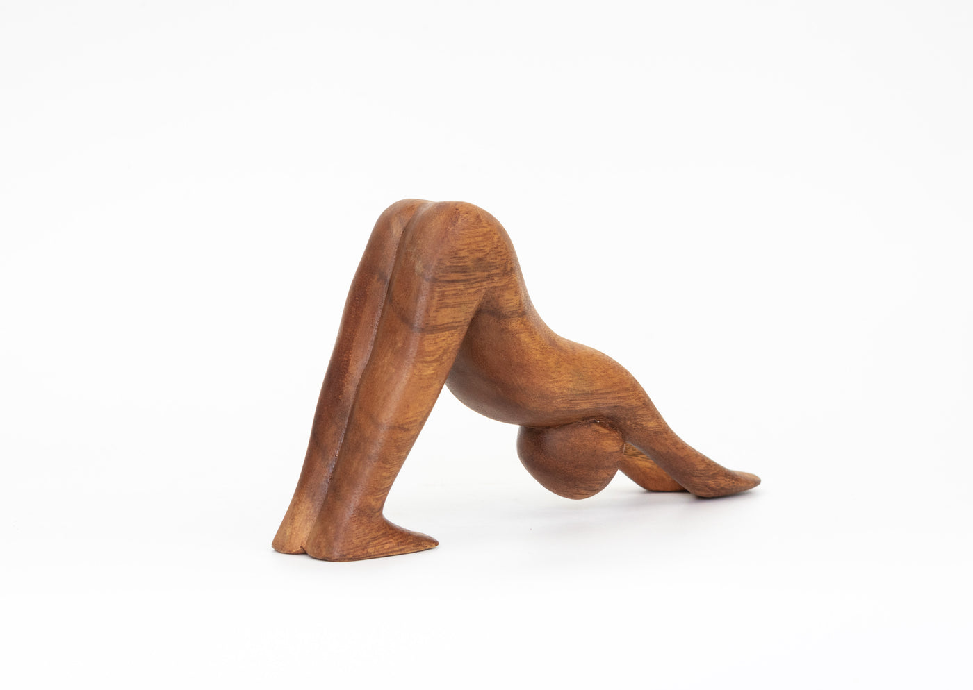 8" Wooden Handmade Mini Yoga Figurines, Yoga Pose Statue, Yoga Room Studio Decor, Mindful Home Decor Yogi Gift, Decorative Shelf Decor Objects - Downward Facing Dog