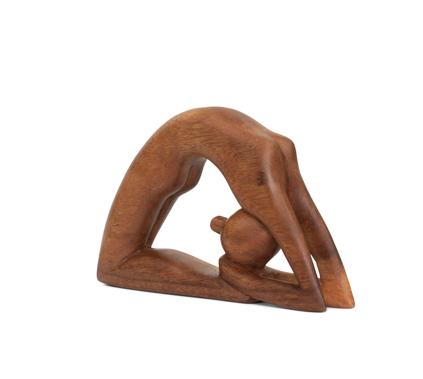 8" Wooden Handmade Mini Yoga Figurines, Yoga Pose Statue, Yoga Room Studio Decor, Mindful Home Decor Yogi Gift, Decorative Shelf Decor Objects - King Pigeon Pose