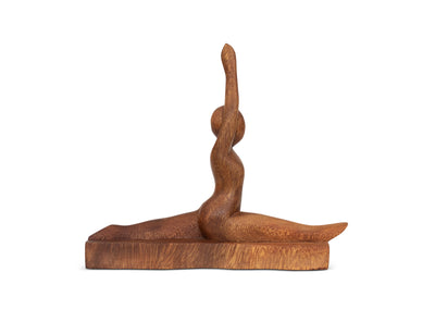 Wooden Handmade Mini Yoga Figurines, Yoga Pose Statue, Yoga Room Studio Decor, Mindful Home Decor Yogi Gift, Decorative Shelf Decor Objects - Splits Pose