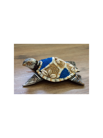 Wooden Tortoise Turtle Home Decor Sculpture Statue Hand Carved Figurine Handcrafted Wall Hanging Handmade Seaside Tropical Nautical Ocean Coastal
