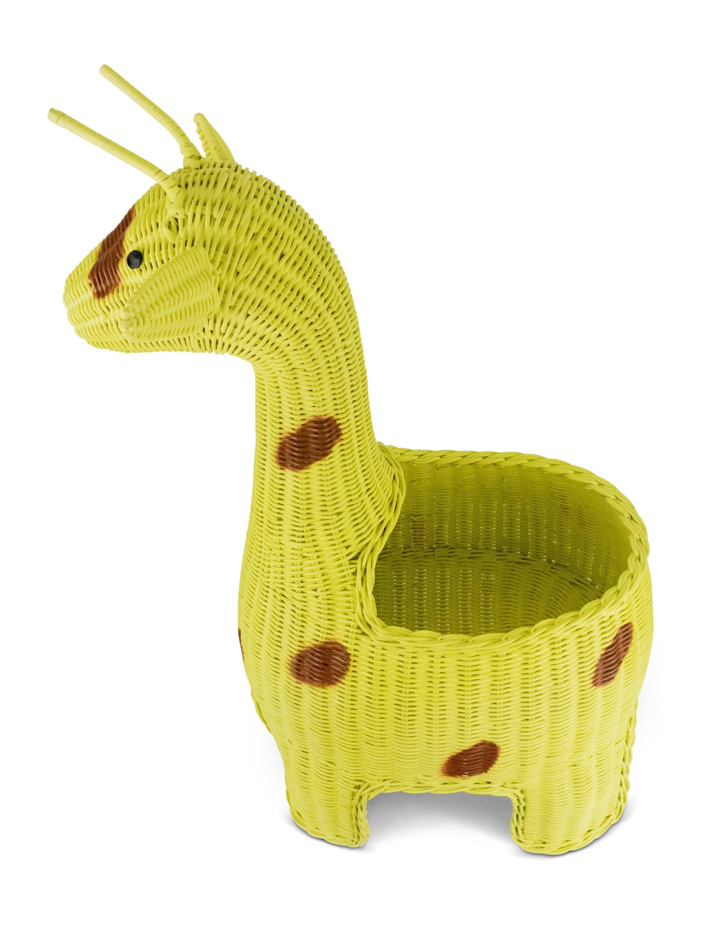29" Extra Large Hand Woven Giraffe Rattan Storage Basket Bin Shelf Organizer Handmade Gift Wicker