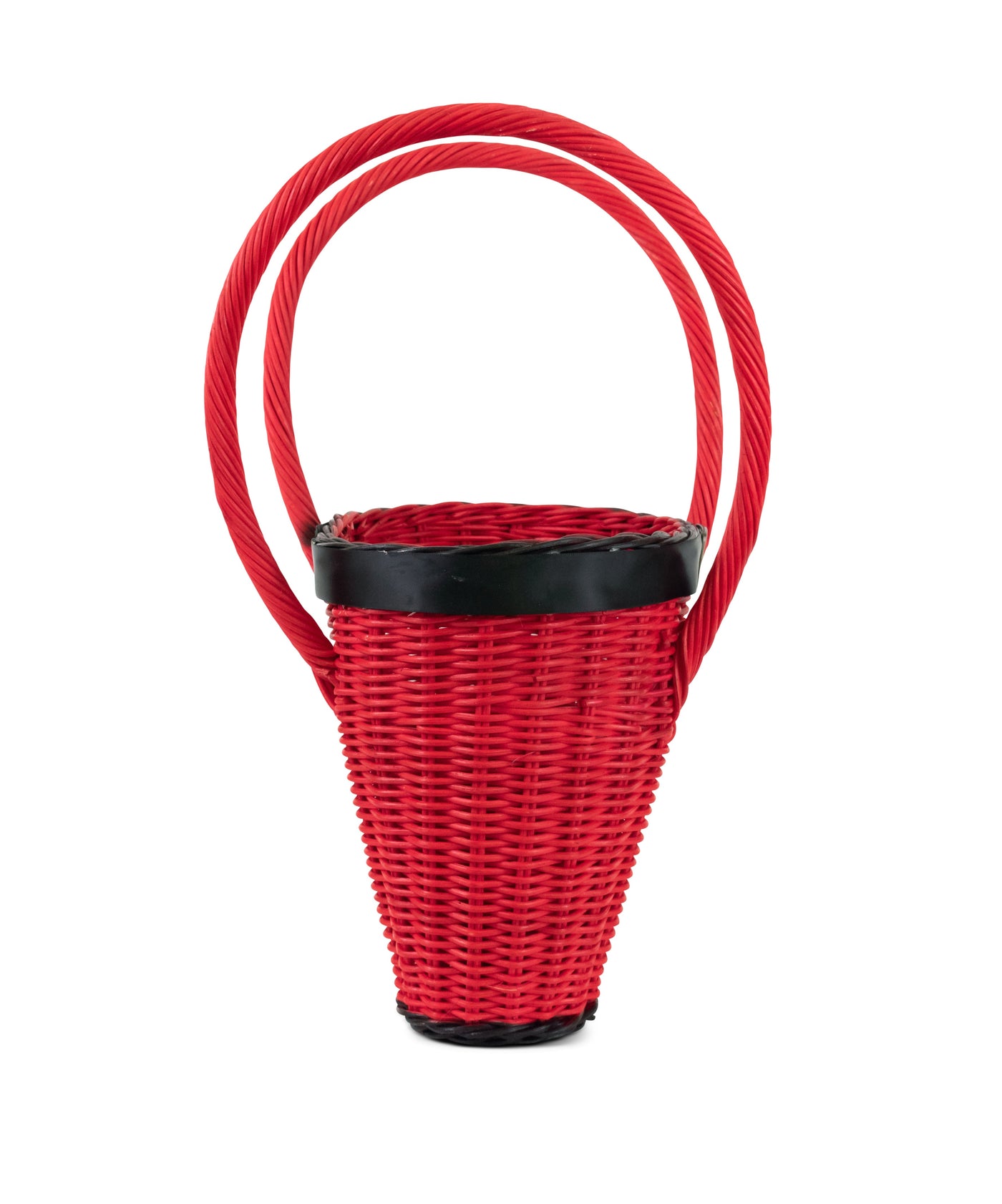Hand Woven Santa Pants Rattan Easter Basket Christmas Storage Bin Organizer Cute Nursery Home Decor Handmade Handcrafted Gift Decoration Shorts Wicker