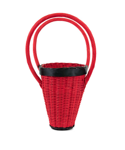 Hand Woven Santa Pants Rattan Easter Basket Christmas Storage Bin Organizer Cute Nursery Home Decor Handmade Handcrafted Gift Decoration Shorts Wicker