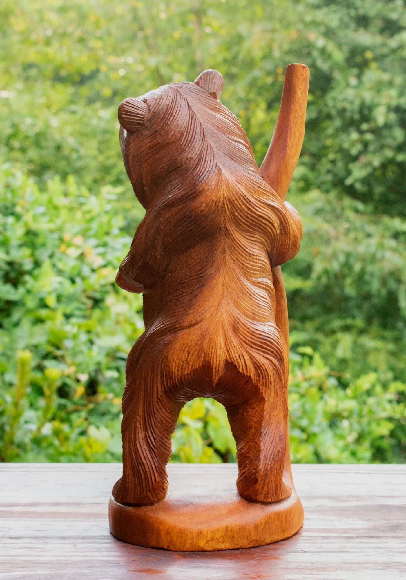 Figurine en bois sculpté Grizzly Bear de 15,2 cm - 172109 – Specialty Decor  by Sunland Home