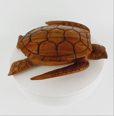 Wooden Handmade Turtle Bowl with Lid Kitchen Dining Decorative Centerpiece Hand Carved Decoration Handcrafted Wood Serving Tortoise